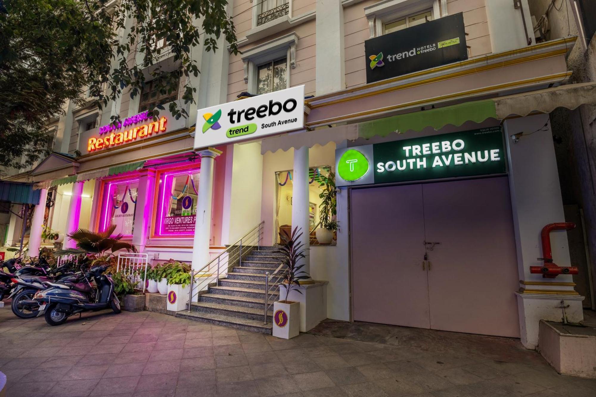 Treebo South Avenue, 700 Mts From Promenade Beach Pondicherry Dış mekan fotoğraf